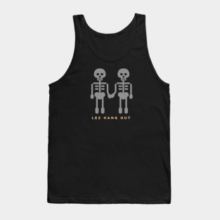 Lez Hang Out Skellies Tank Top